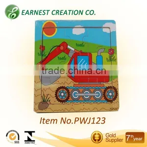 Wooden Engineering Car Puzzle thumbnail-1
