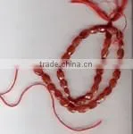 Carnelian Oval Fac. Beads thumbnail-1