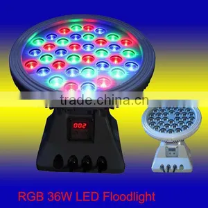 JUJIA Good Quality Round 36w Rgb Led Floodlight Garden and Outdoor Lighting thumbnail-1