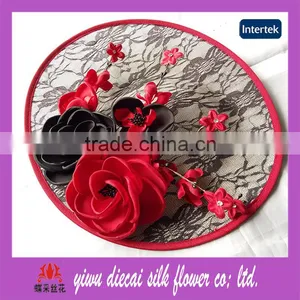 Handmade Natural Women Sinamay Church Hat for Party thumbnail-4