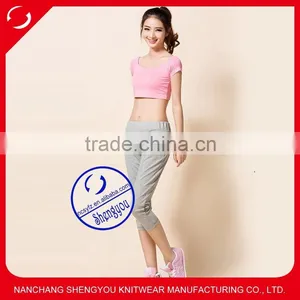 2015 New Design Lady Short Yoga Pants Factory in China thumbnail-1