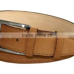 2015 Men Handmade Genuine Leather Belt,Hot Sale New Arrival Top Fashion Men Women Smooth Buckle Leather Belt Leisure Waist Belts thumbnail-1
