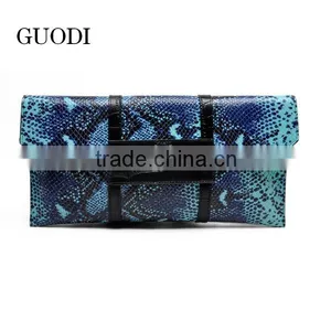 2016 New Style Fashion Woman Genuine Snake Leather Wallet thumbnail-4