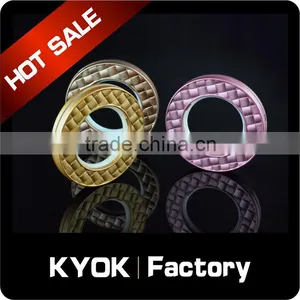 KYOK 22mm Black Nickel Finish Metal Curtain Rings,Curtain Rail Accessories To Fit 28mm Diameter Poles thumbnail-2