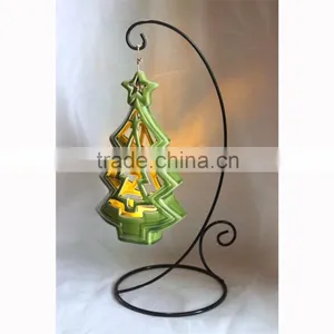 Christmas Decoration Ceramic Tealight Candle Holder thumbnail-3