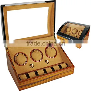 Beautiful Design Custom Printing Wooden Watch Winder Box thumbnail-1