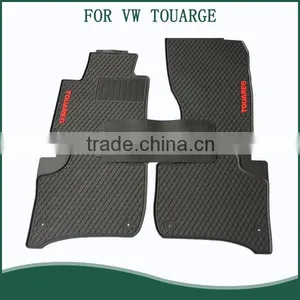 Black 5pc Rubber Floor Mat Car SUV All Season Mats Liner BPA FREE for VW Touareg thumbnail-1