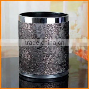 European Creative Cortex Double Household Trash Fashion Retro Patterns Capless Living Room Bedroom Wastebasket / Barrel thumbnail-6