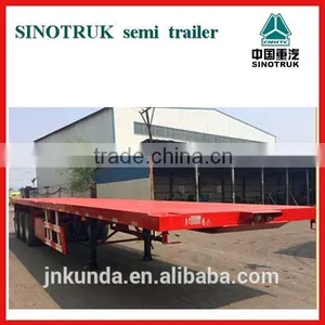 40ft Container Flatbed Semi Trailer for Sale thumbnail-1