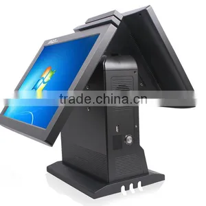 Pos Terminal Dual Screen or Specialty Store Cashier System ZQ-T9060D From Zonerich thumbnail-2