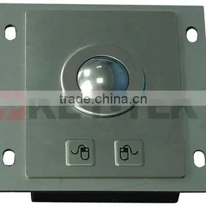 Rear Panel Mounting Vandal Proof 25mm Metal Trackball Industrial thumbnail-5