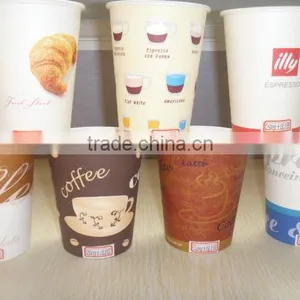 Coffee Paper Cups to go With Red Logo thumbnail-1
