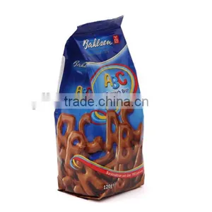 China Manufacture Chocolate Snack Plastic Packaging Bag With Moisture Proof Zipper thumbnail-1