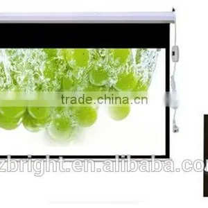 Automatic Projector Screen 300 Inch 250 Inch Motorized Projection Screen thumbnail-1