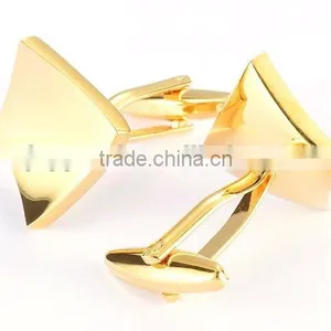 Gold Engravable Infinity Rectangle Cuff Links thumbnail-1