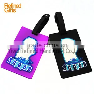 Custom Design PVC Rubber Funny Luggage Tag thumbnail-1
