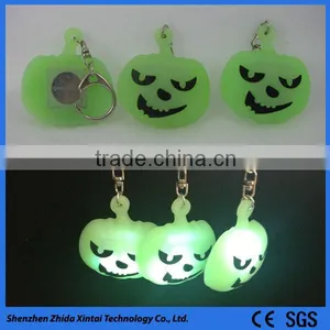 Customized Doll Shape Silicone Led Flash Light Lanyard Keychain thumbnail-6