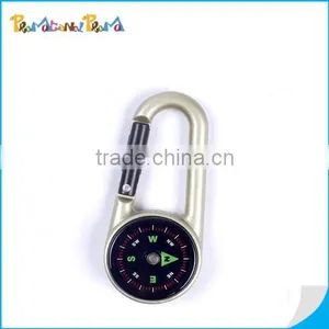 Metal Key Carabiner With Compass thumbnail-1