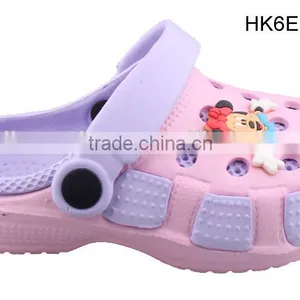 2016 Double Layer Colorful Printing Upper Kids Clogs, Anti Skiding Dots Clogs thumbnail-5