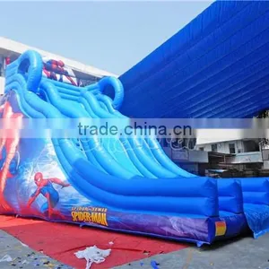 Giant Commercial Spiderman Inflatable Dry Slide for Kids and Adults thumbnail-1