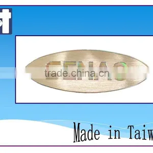 Thick Nameplate Gold 3d Metal Sticker thumbnail-2