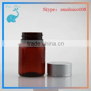 Round Pet Bottles Water Clear Plastic Capsule Bottle thumbnail-1