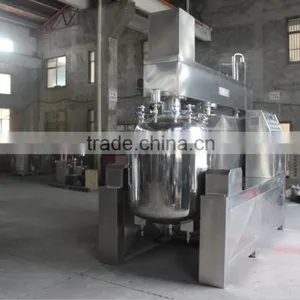 Body Lotion Making Vacuum Emulsifying Mixer thumbnail-5