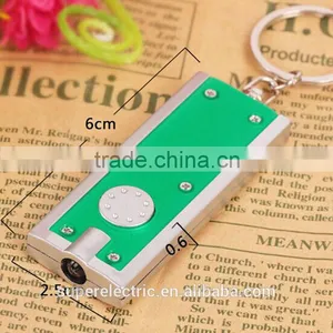 Professional Manufacturer High Quality Custom Cheap Led Flashlight Keychain Wholesale Led Key Chain thumbnail-1