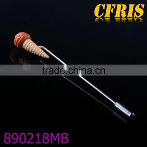 Wholesale Multi-color Ice Cream Cone Lapel Pin thumbnail-3