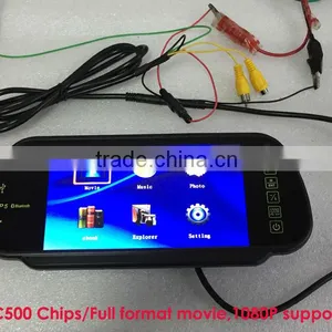 7 Inch A Grade Hannstar Panel MP5 USB SD Mirrors With Bluetooth Function thumbnail-5