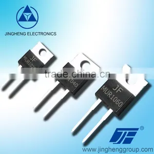 MUR1020 Thru MUR1060 TO220AC Super Fast Recovery Diode thumbnail-1