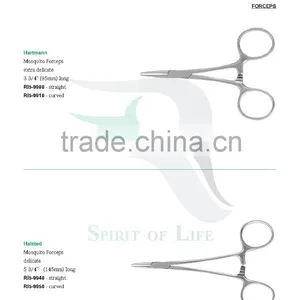 Hartmann Mosquito Forceps, Halsted Mosquito Forceps, Baby Jones Towel Clamp Cross-action, Backhaus Towel Clamp thumbnail-1