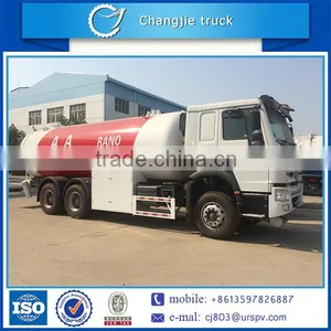 Quality 100% Guaranteed Sinotruck Howo 24.8cbm 6x4 Lpg Autogas Tank Truck thumbnail-1