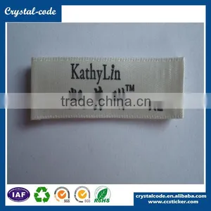 Printing Brand Name Fabric Garment Decoration Washable Woven Label thumbnail-5