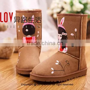 NO.U005LHot Sales High Quality and Cheap Woman Fur Boots thumbnail-2