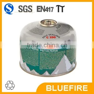Small LPG Gas Tank for Camping Gas 230g Thread Type thumbnail-1