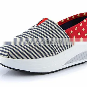 High Heel Canvas Shoes Japan Hot thumbnail-2