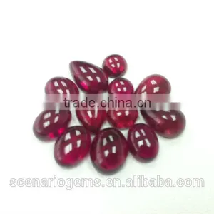 #CNZZ Natural Multi-Shape Free Size Cabs Loose Gemstone Rubellite Cabochons thumbnail-1