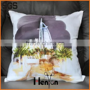 Wholesale Custom Printed Suede Sofa Cushion for Coccyx thumbnail-1