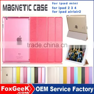 Ultra Slim Leather Case for Ipad Air 2, Protective Cover for Ipad Mini 3 Folding Leather Cover With Wake Up/sleep for Ipad 2 thumbnail-1