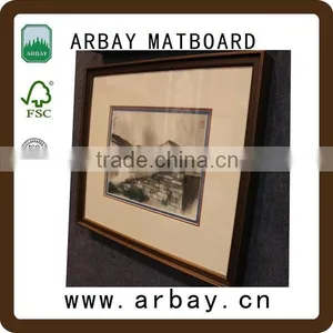 Wholesale 8*10" Colorful Collage Cream Paper Photo Frame Mat Board thumbnail-4