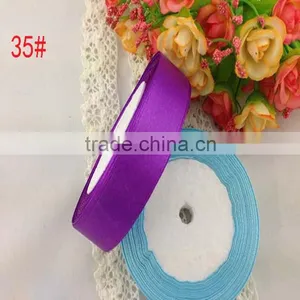 Hot Sale Single Face Tape Knit Christmas Colorful Dance Tape 100% Polyester Satin Ribbon Roll thumbnail-5