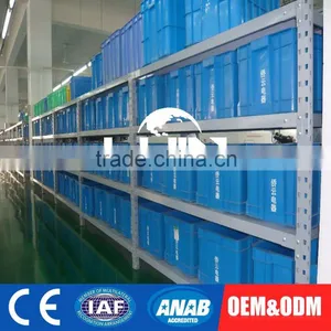 Custom Warehouse Shelf System Shelves With Lights Metal Storage Rack Wheels thumbnail-1