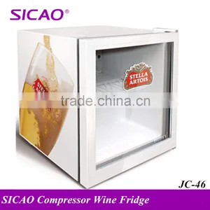 46litre Compressor Glass Door Commercial Beer Fridge thumbnail-1
