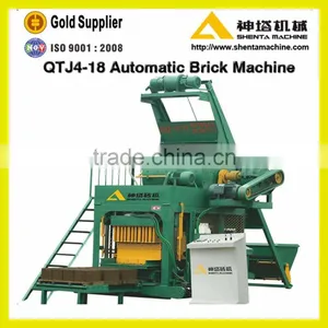 Concrete Paving Machine QTJ4-18 Automatic Block Brick Making Machine thumbnail-1