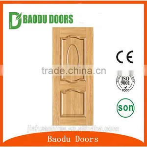 Latest Designs Melamine/ White Primer/ Wood Veneer Mould Door Skin thumbnail-6