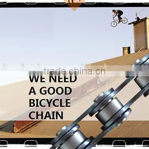 Bicycle Chains 410, 1/2''*1/8'' Taiwan Roller Driving Mountain Bicycle Chain Kmc Bulk Bike Chain thumbnail-4