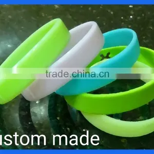 Custom Made Bands With Any Logo Design Unbossed Debossed thumbnail-1