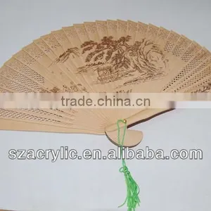 Clearance Sale Wood Fan for Promotion Gift thumbnail-1