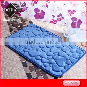 Best Selling Cheap Polyester Non Slip Embossing Doormat Kitchen Floor Mat thumbnail-1